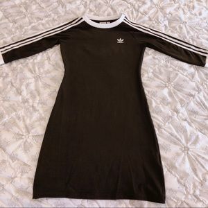 Adidas originally three stripes bodycon dress